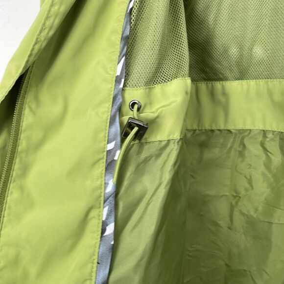Johnston & Murphy Hip Length Rain Jacket Size XS (2/4) Green Hooded - Picture 9 of 13